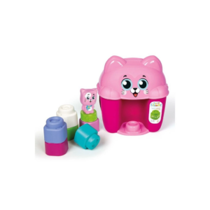 Eğitici Çocuk 17768 Soft Clemmy - Yumuşak Blok Kova Seti Kedicik 6-36 ay