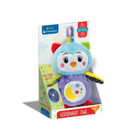 Işıklı Peluş Baykuş – Bebekler İçin Duyusal Gelişimi Destekler