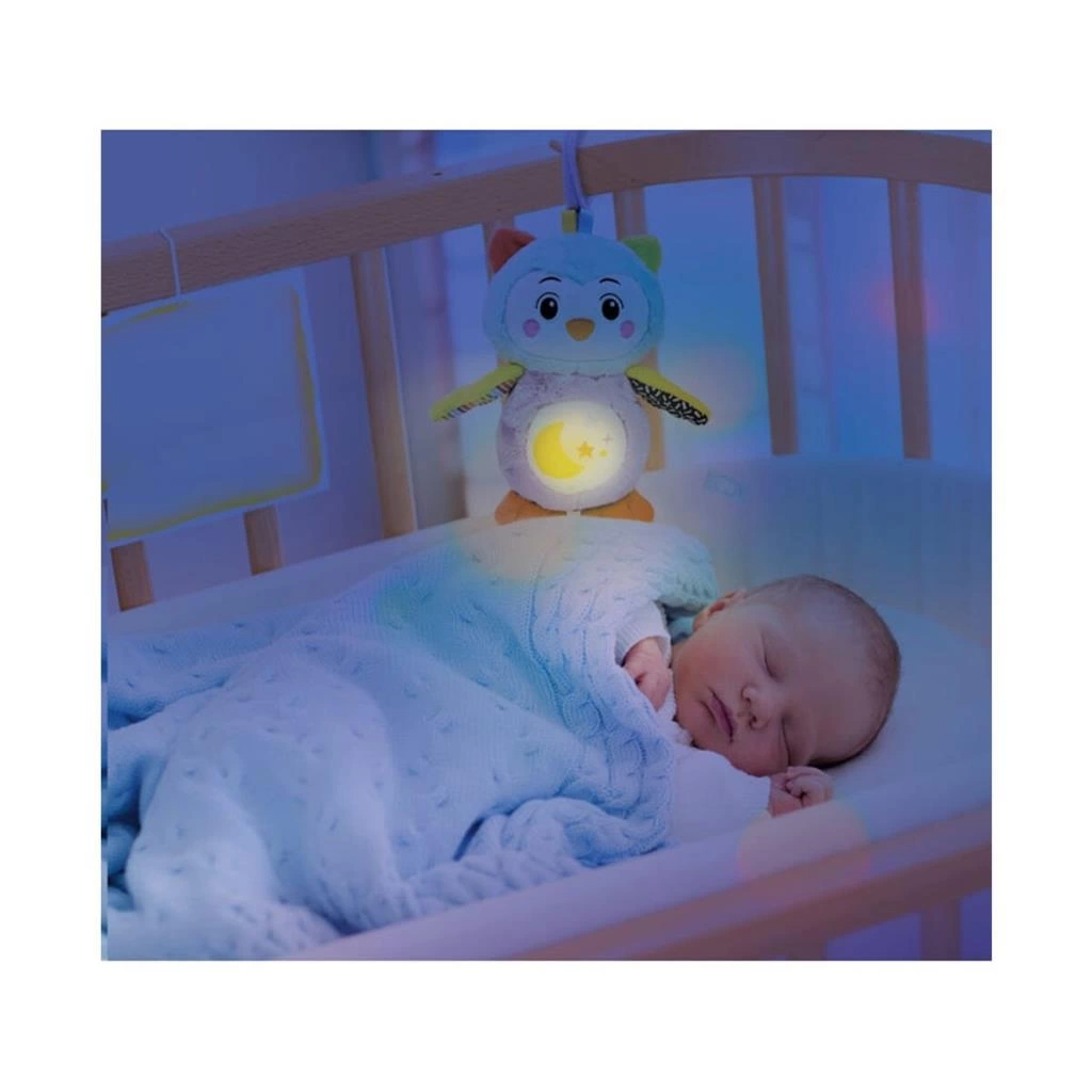 Işıklı Peluş Baykuş – Bebekler İçin Duyusal Gelişimi Destekler - Görsel 3