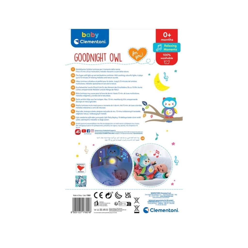 Işıklı Peluş Baykuş – Bebekler İçin Duyusal Gelişimi Destekler - Görsel 4