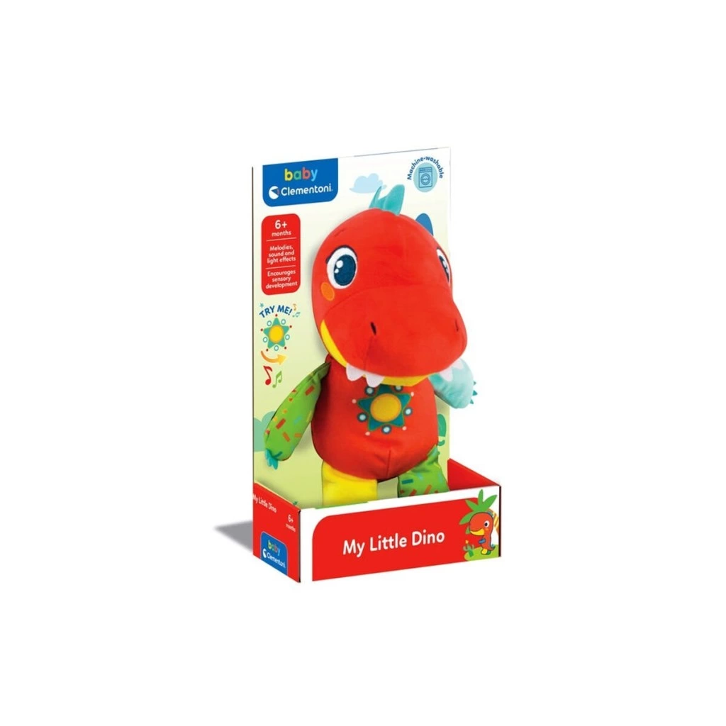 Eğitici Çocuk 17847 Baby Clementoni - Trex Dinozor Peluş Oyuncak - Görsel 5