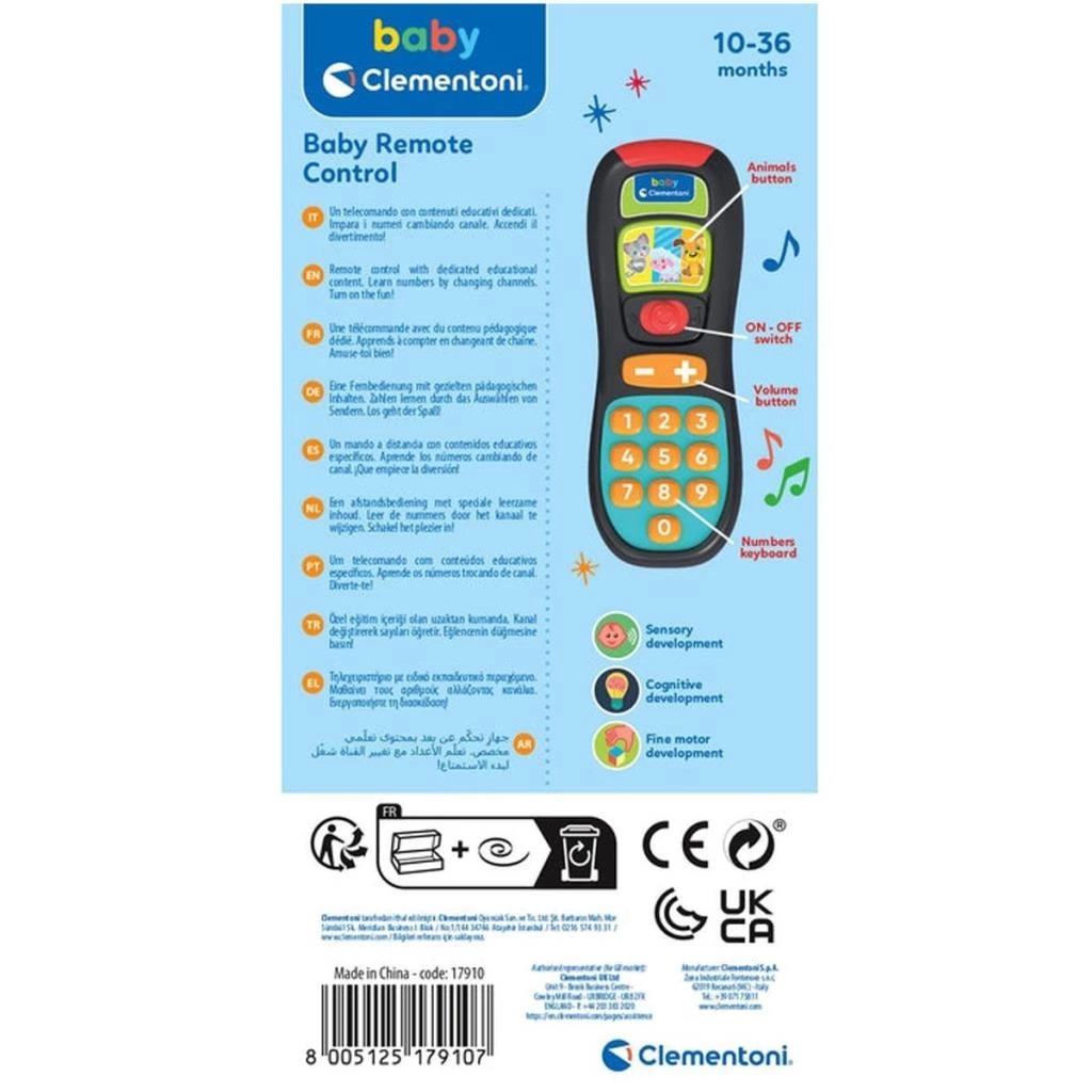 Çocuk 17910 Baby Clementoni - Uzaktan Kumanda - Görsel 3