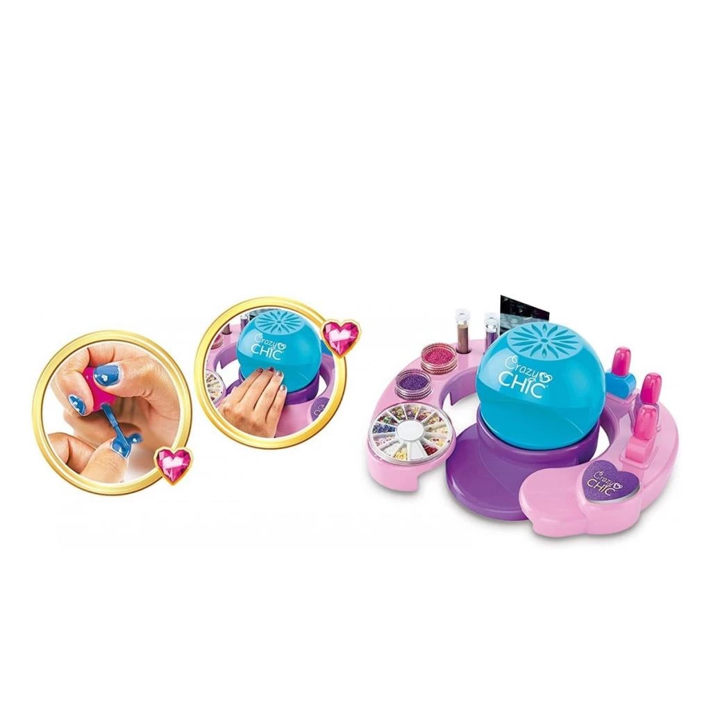 Havalı Tırnak Tasarım Seti Oje Nail Art Çocuk Eğlence - Görsel 3