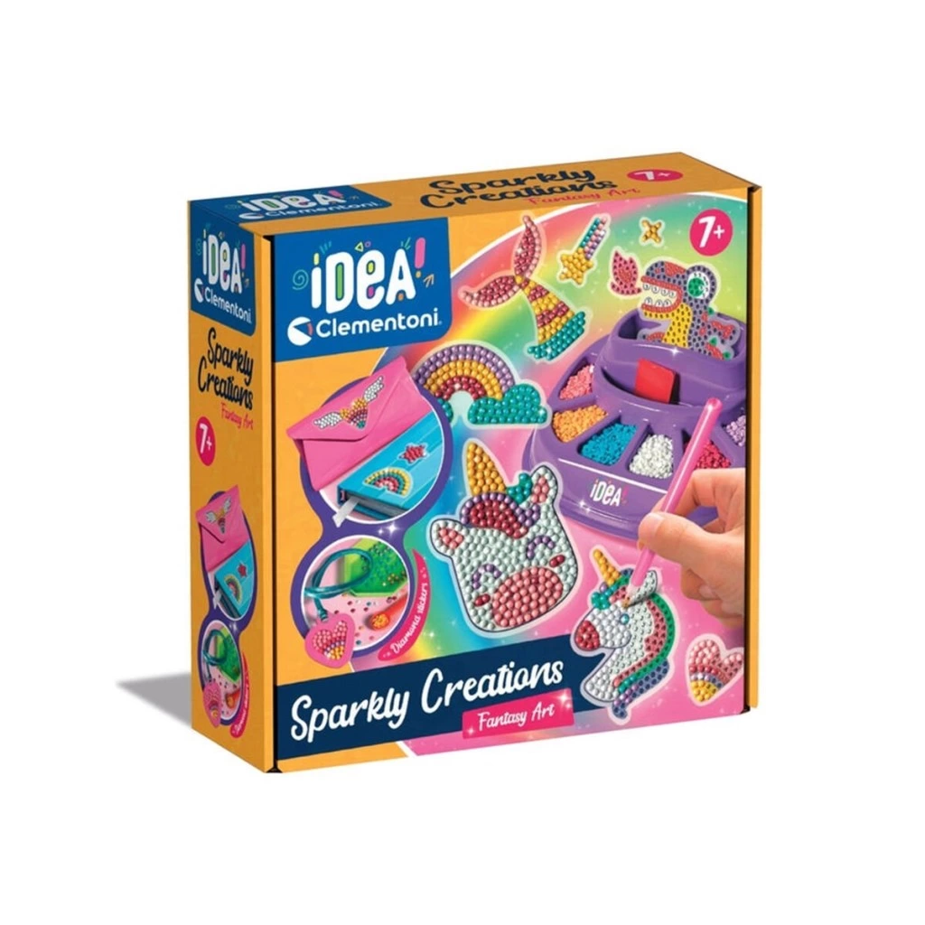 Eğitici Çocuk 18746 Idea Clemetoni - Işıltılı Tasarım Seti - Fantastik Sanat