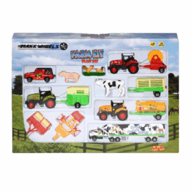 Çocuk 19404 SUN-PIO-MXX-DC.ÇİFTLİK SET 14PRÇ.TRAKTÖRLÜ