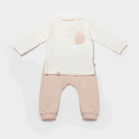 Çocuk 2'Li Bebek Takım 59776 Pembe