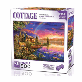 Çocuk 20063 Lakeside Cabin 500 Parça Puzzle