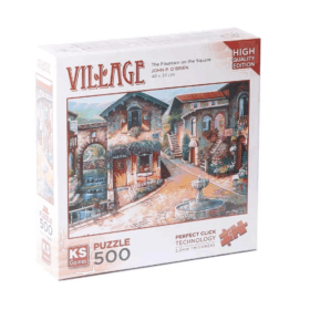 20068 The Fountain On The Square 500 Parça Puzzle