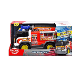 Sesli Işıklı İtfaiye Arabası - Dickie, Çocuklar İçin Eğitici ve Heyecanlı İtfaiye Aracı
