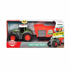 Fendt Çiftlik Römorku - Dickie, Çocuk Gelişimi İçin Eğitici Tarım Oyuncak Seti