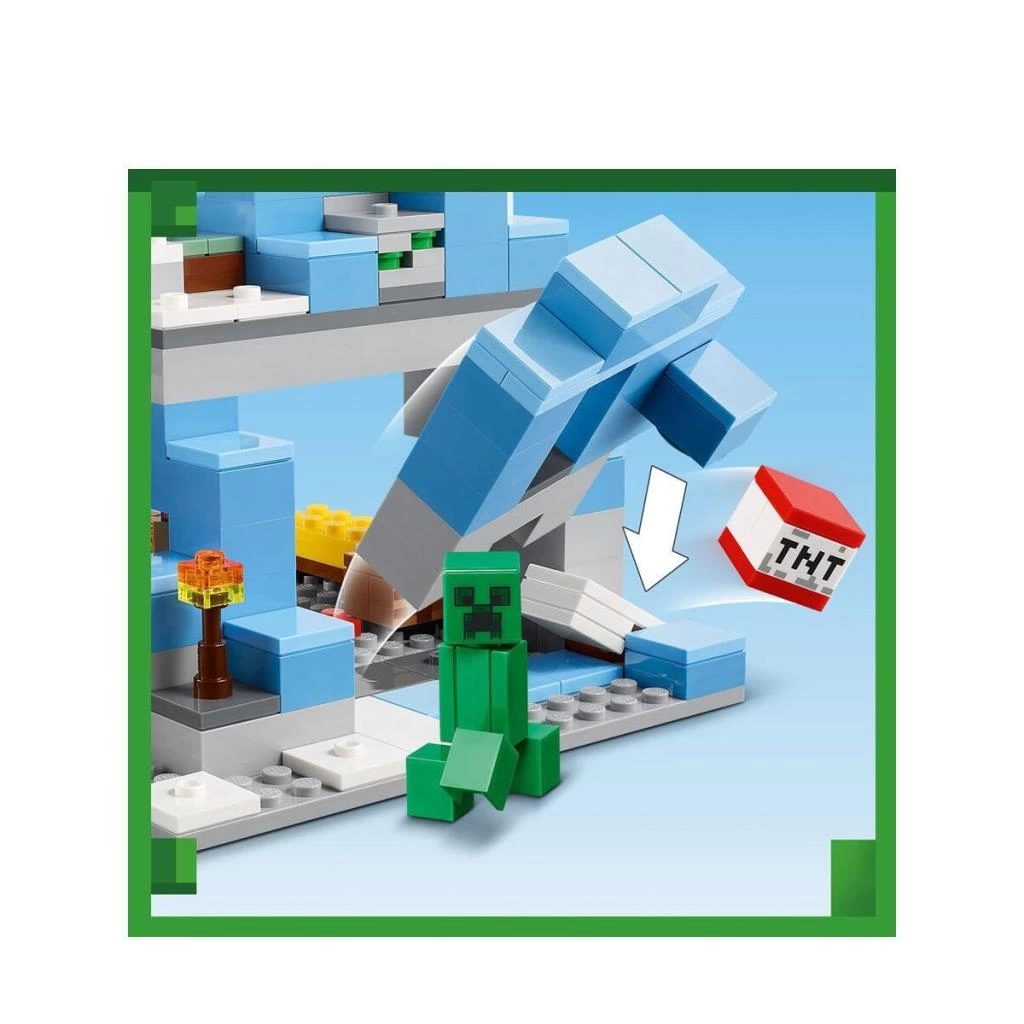 21243 Lego Minecraft Donmuş Tepeler 304 parça +8 yaş - Görsel 3