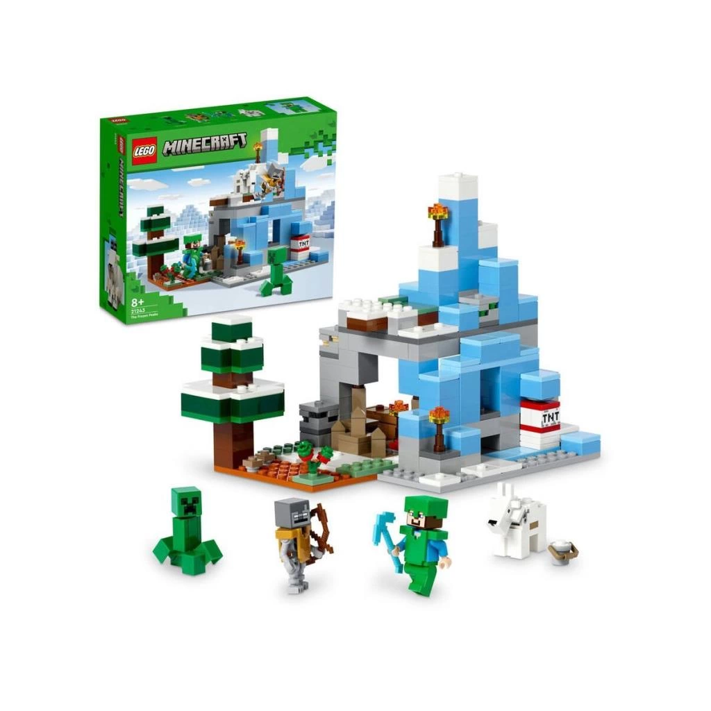 21243 Lego Minecraft Donmuş Tepeler 304 parça +8 yaş - Görsel 5