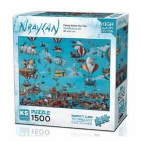 Çocuk 22024 Flying Above The City 1500 Parça Puzzle -KS Puzzle
