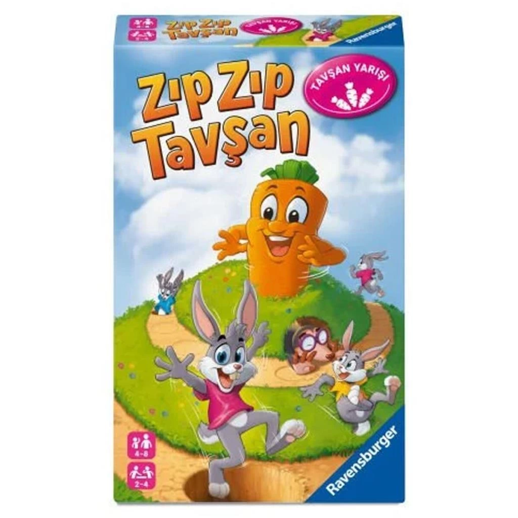 Eğitici Oyuncak 248810 Ravensburger - ZıpZıp Tavşan - Seyahat Boy Kutu Oyunu - Görsel 3