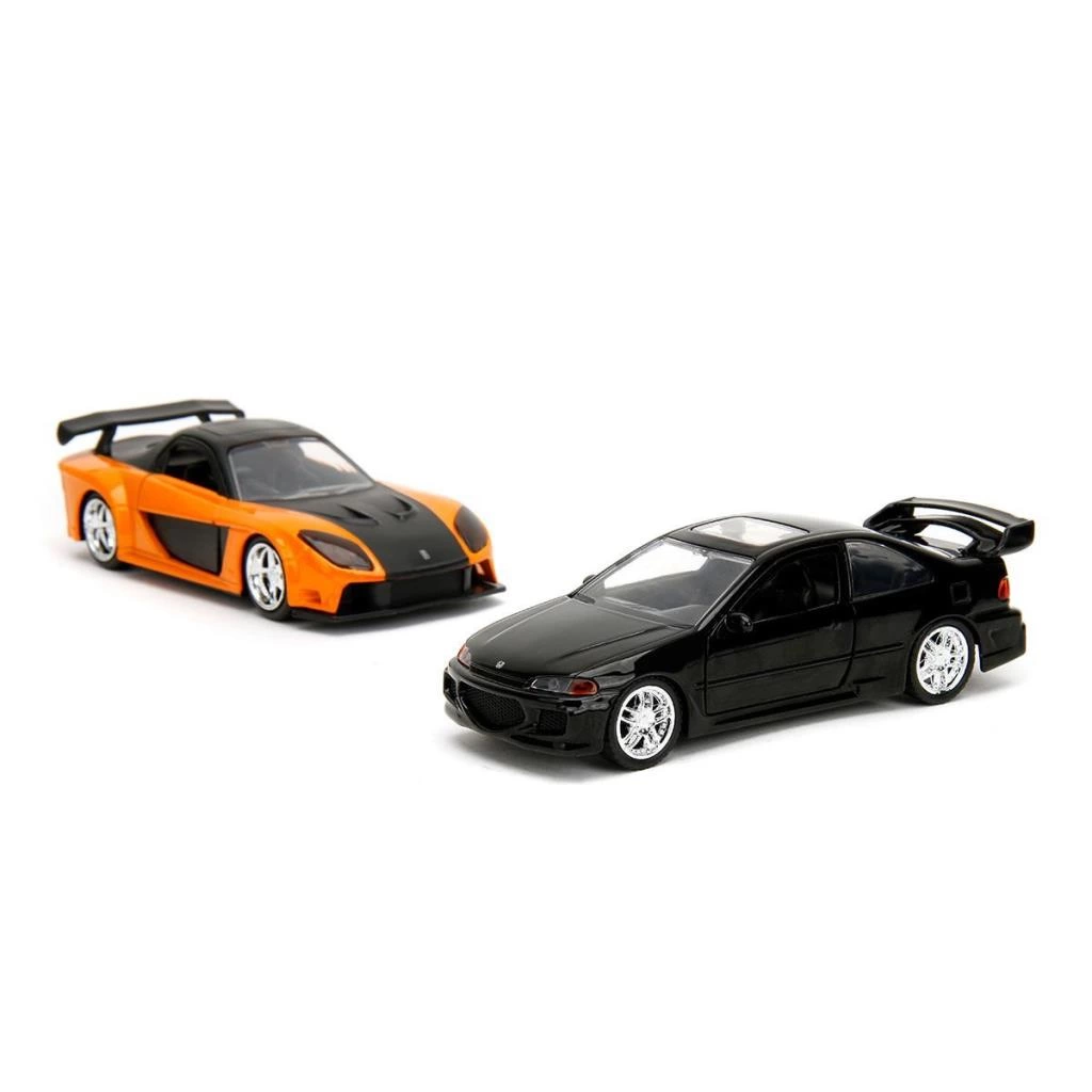 Fast Furious Twin Pack 1:32 Jada Diecast Metal Araba Seti - Görsel 2