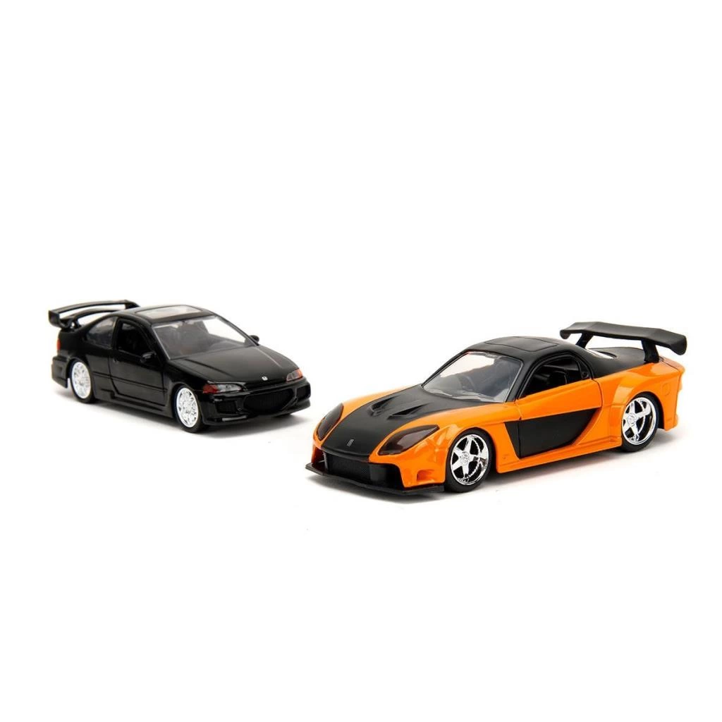 Fast Furious Twin Pack 1:32 Jada Diecast Metal Araba Seti - Görsel 4