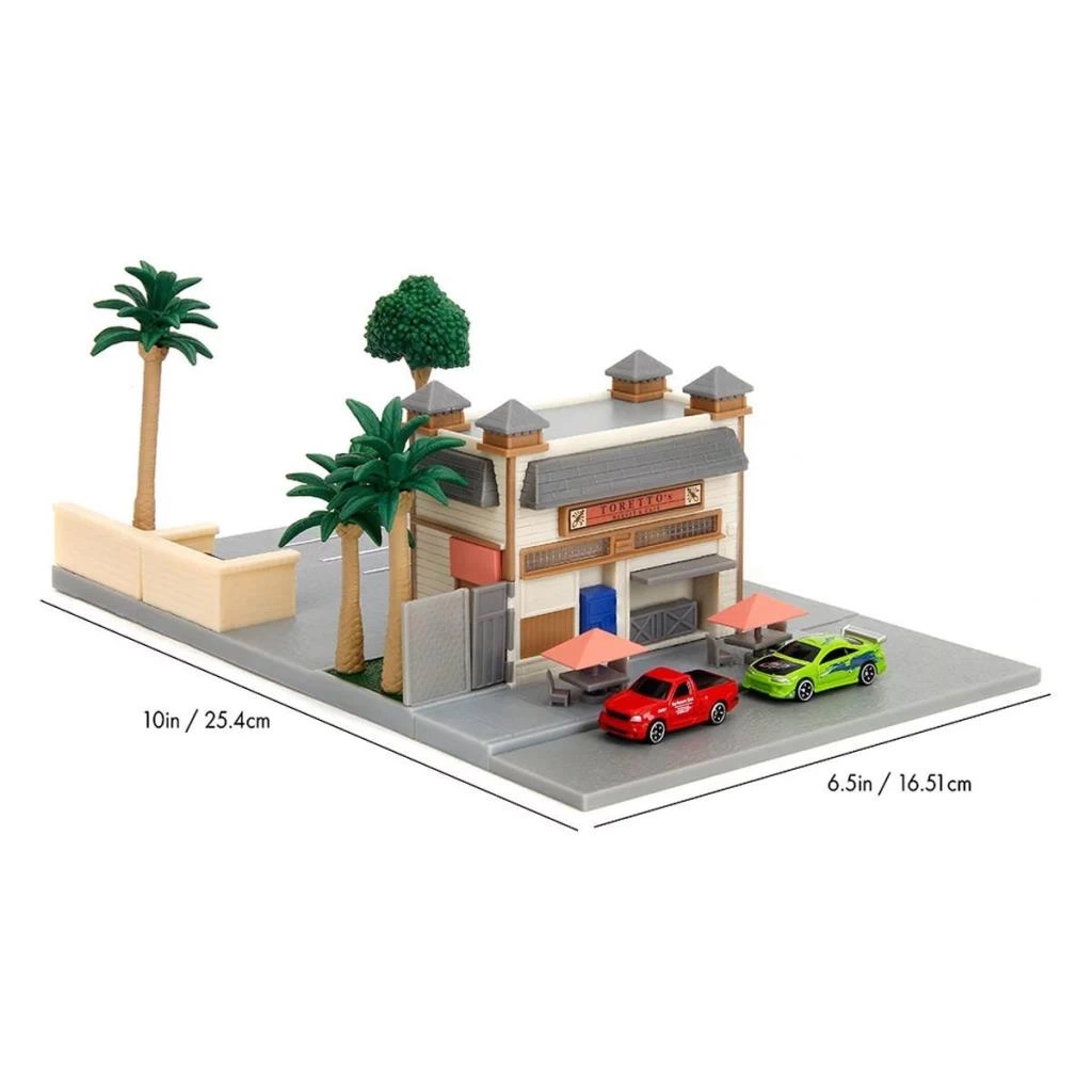 Torettos Kafe Nano Sahne Gerçekçi Tasarım Koleksiyonluk Oyun Seti - Görsel 3