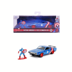 Çocuk 253223024 Jada Marvel Captain Amerika 1:32 1971 PLYMOUTH GTX