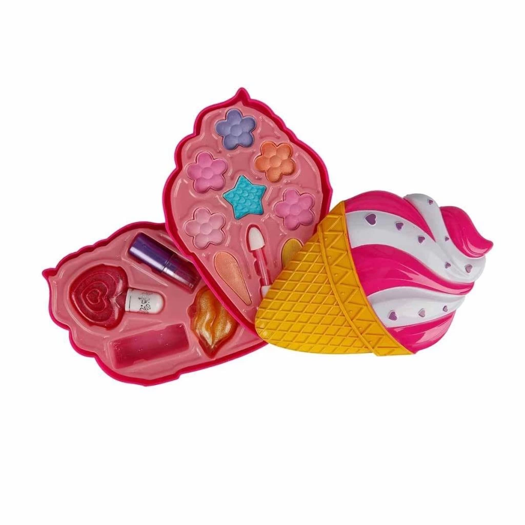 2595 Dondurma Şekilli 2 Katlı Makyaj Güzellik Seti - Görsel 2