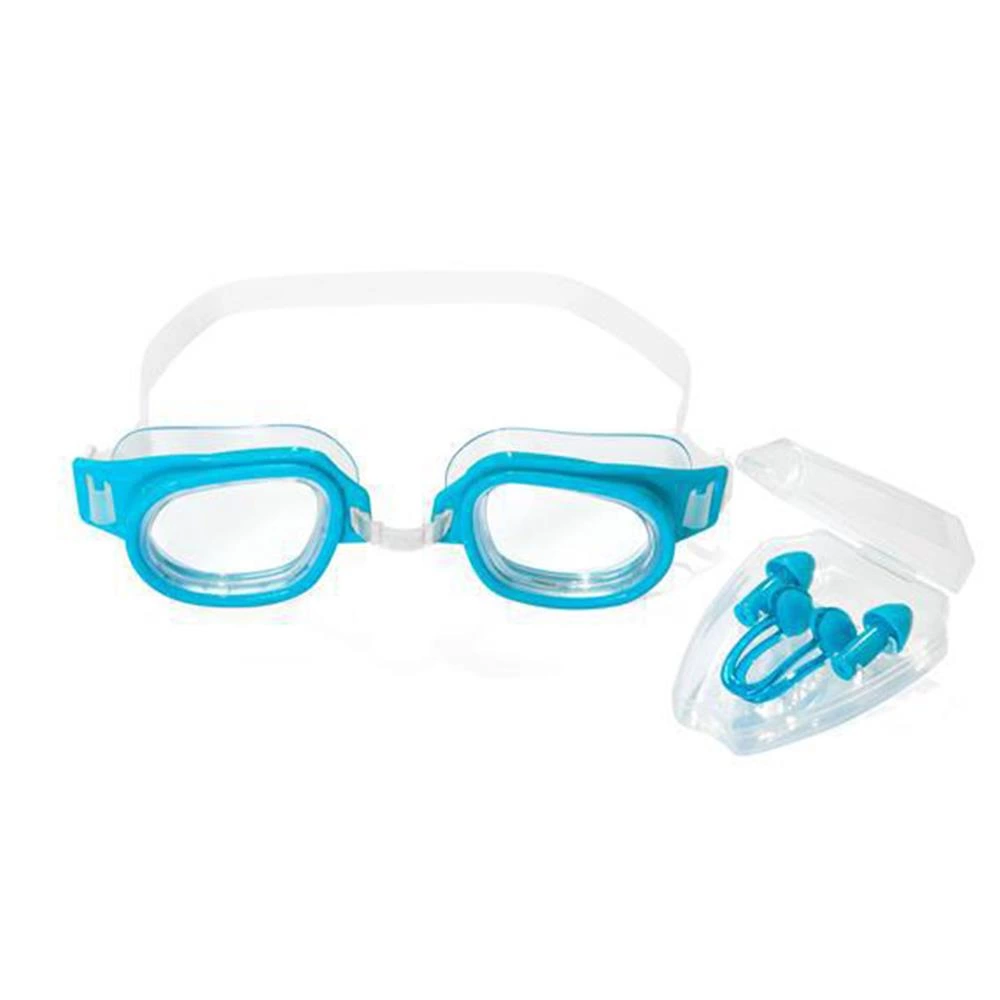 26034 Çocuk Çocuk Yüzücü Gözlüğü, Burun Mandalı ve Koruyucu Kulak Tıkacı Seti 7+ - Görsel 2