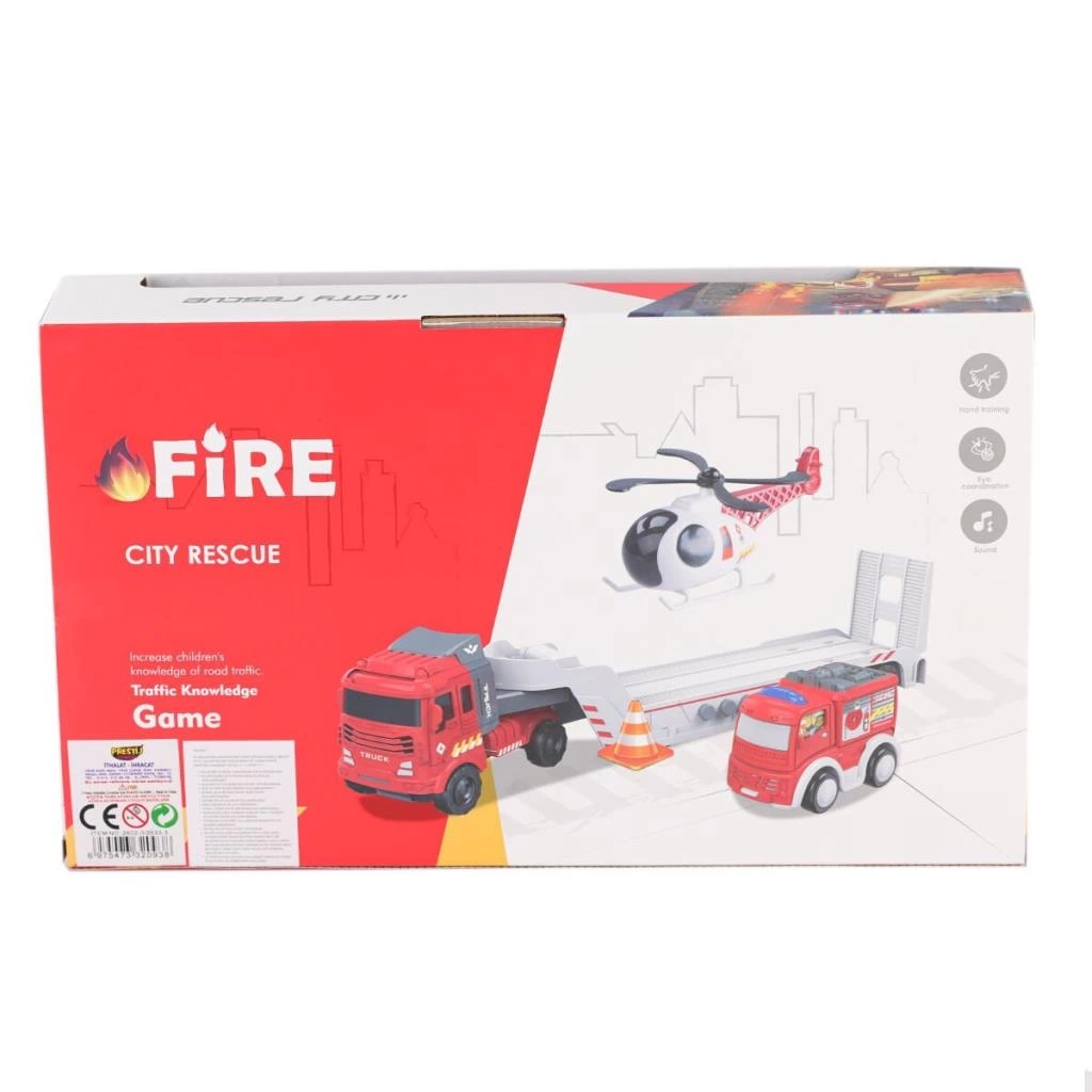 Eğitici Oyuncak 2632-3 Kutulu 4 Araçlı Tır Seti - Görsel 2