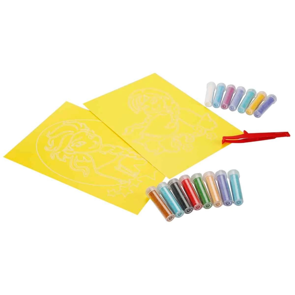 Çocuk 2in1 Disney Frozen Kum Boyama Seti DS 31 - Görsel 3