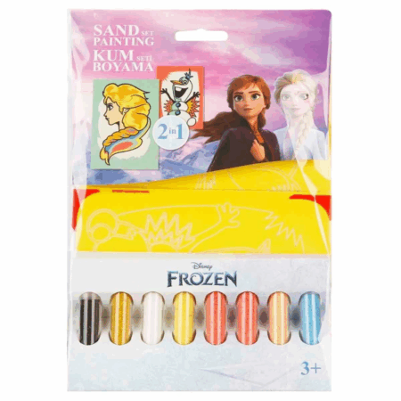 Çocuk 2in1 Disney Frozen Kum Boyama Seti S00005170
