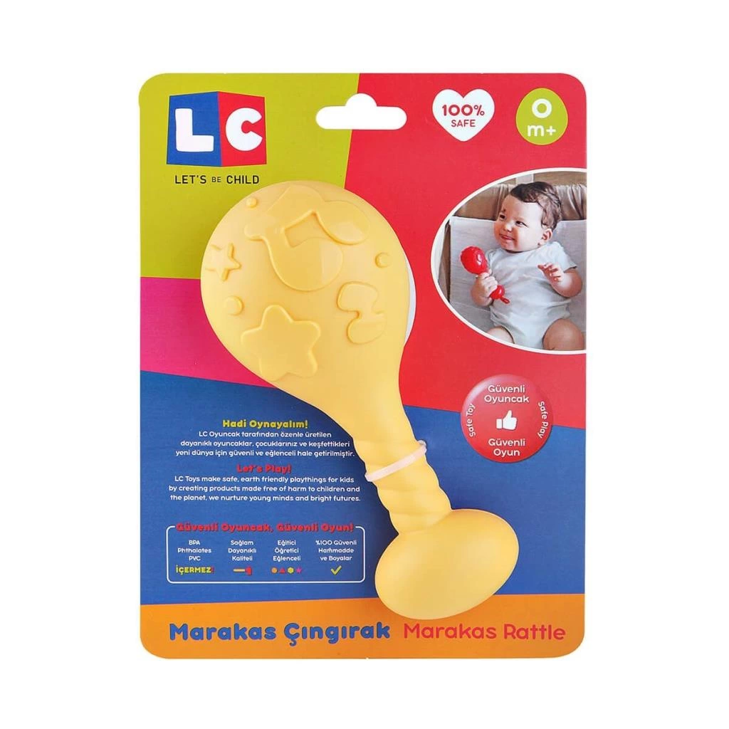 30614 Let's be Child - Eğlenceli Marakas Çıngırak +0 ay - Görsel 2