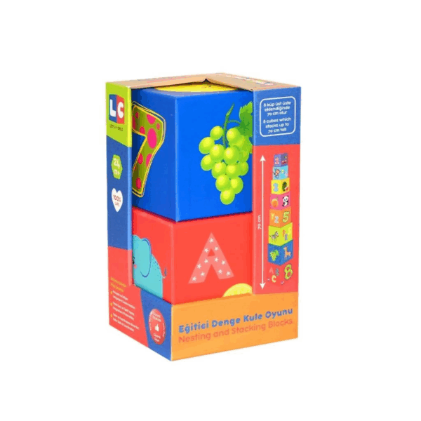 Çocuk 30628 Let's be Child - Eğitici Denge Kule Oyunu +24 ay