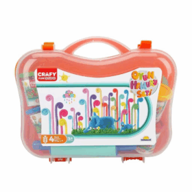 Çocuk 30990 Crafy Çantalı Oyun Hamuru Seti 200 g 20 Parça - Turkuaz