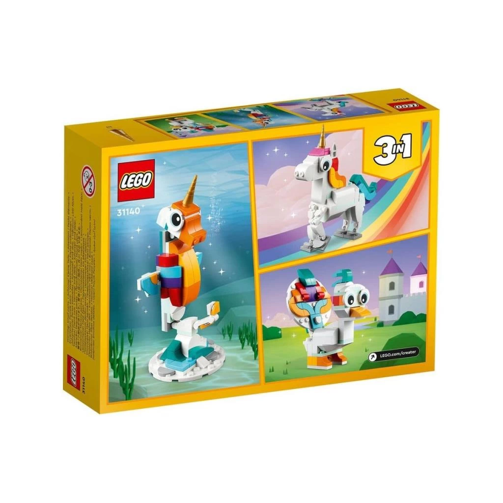 Çocuk 31140 Lego Creator Creator 3in1 - Sihirli Tek Boynuzlu At 145 parça +7 yaş - Görsel 5