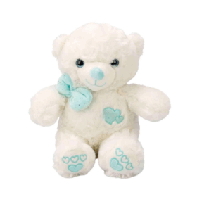 Çocuk 3186 Papyonlu Peluş Ayı 30 cm -Sunman