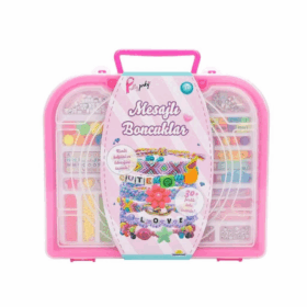 Çocuk 3319 Mesajlı Boncuklar Takı Tasarım Seti -Sunman