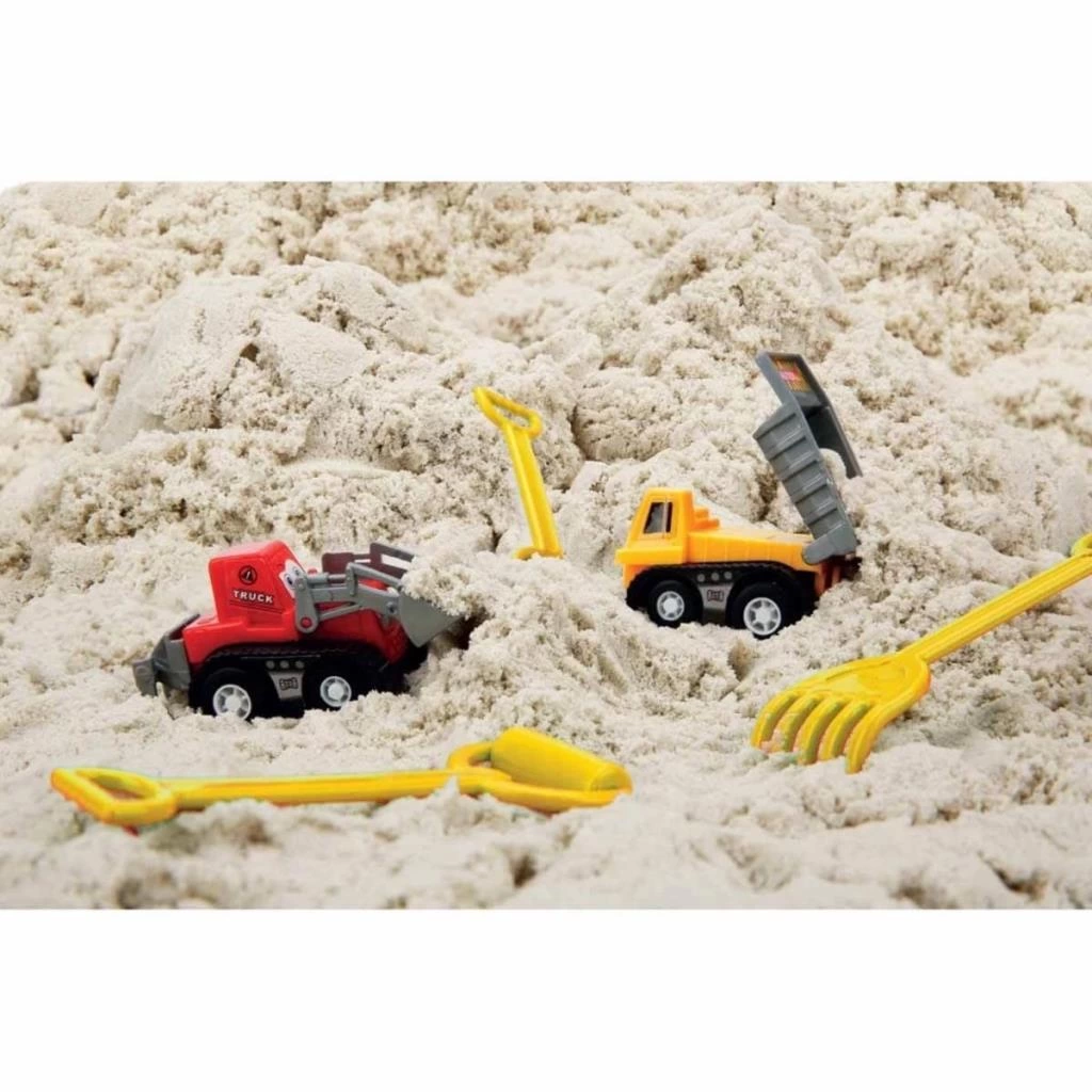 Çocuk 3470 Crafy İnşaat Alanı Oyun Kumu Seti 250 gr 7 Parça - Görsel 3