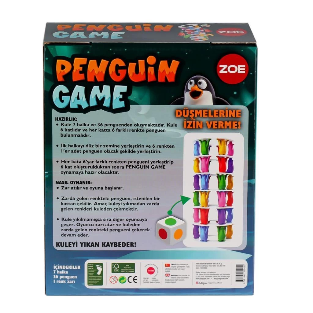 Zoe Penguin Tower – Eğlenceli Strateji ve Denge Oyunu - Görsel 2
