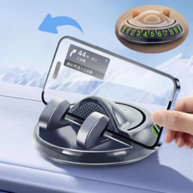 Eğitici Oyuncak 360° Dönebilen Yapışkanlı Numaratörlü Araç Telefon Tutucu