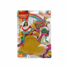 Çocuk 3600 Crafy Streç Oyun Kumu Sarı 200 g -Sunman