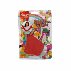 Çocuk 3604 Crafy Streç Oyun Kumu Kırmızı 200 g -Sunman