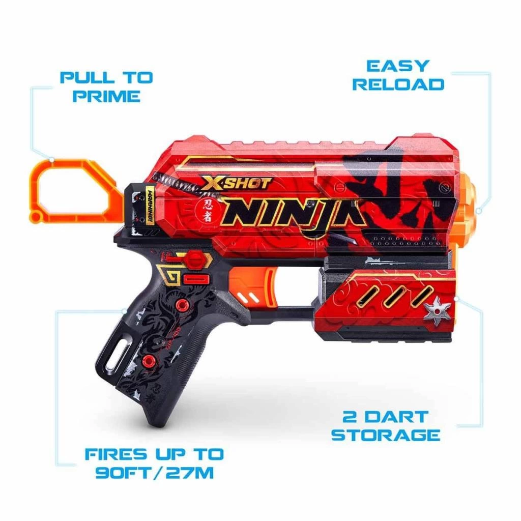 36534 X-Shot Skins Flux 16 Mermili 2'li Sünger Dart Atan Silah 21 cm -Sunman - Görsel 2