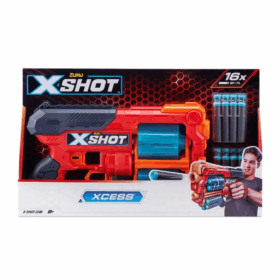 Çocuk 36737 Zuru X Shot Sünger Atan Excel-Xcess 16 Mermili Silah