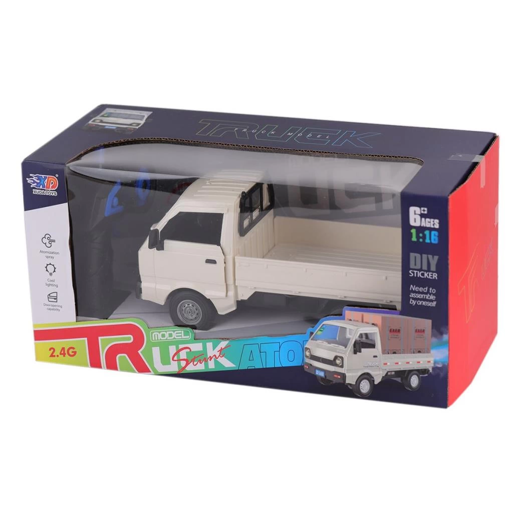 Çocuk Eğitici Oyuncak 3688-G148A Şarjlı Kumandalı Duman Atan Kamyon - Görsel 2