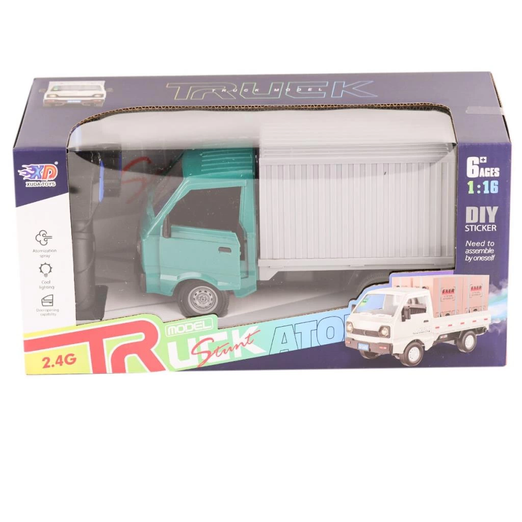 Çocuk Eğitici Oyuncak 3688-G148A Şarjlı Kumandalı Duman Atan Kamyon - Görsel 3