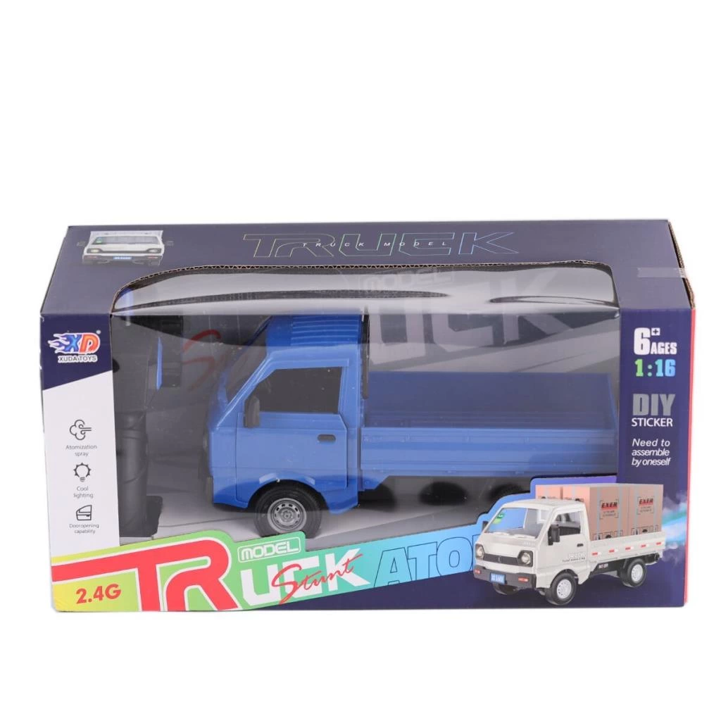 Çocuk Eğitici Oyuncak 3688-G182A Şarjlı Kumandalı Duman Atan Kamyon - Görsel 2