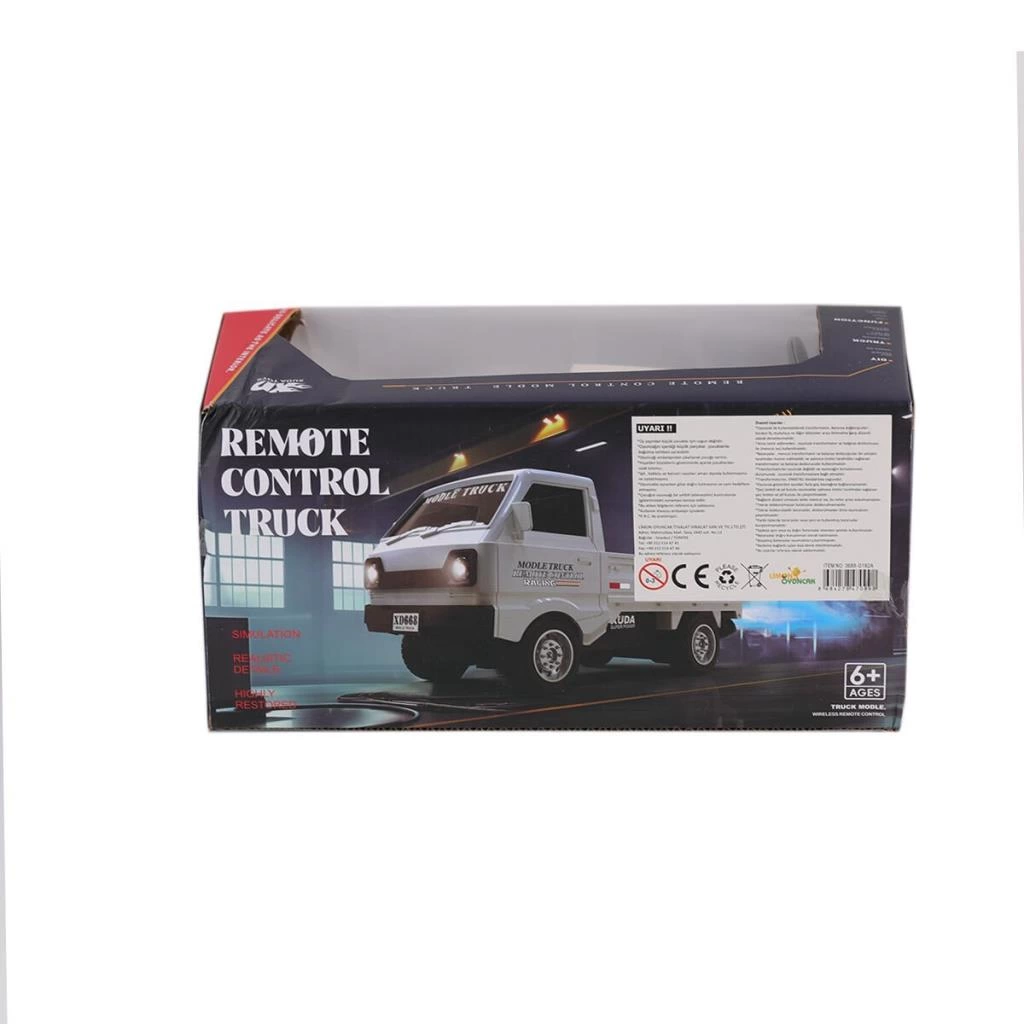 Çocuk Eğitici Oyuncak 3688-G182A Şarjlı Kumandalı Duman Atan Kamyon - Görsel 3