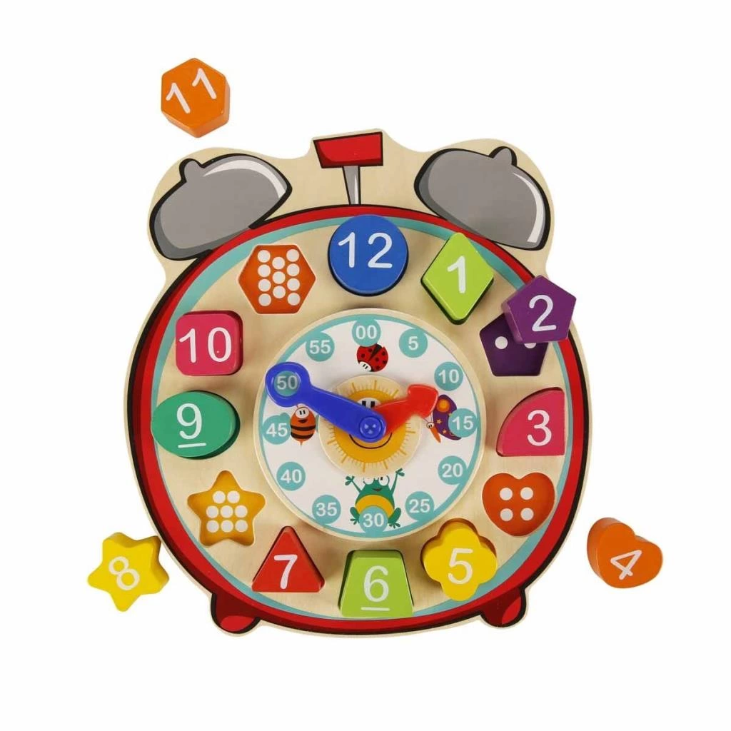 Çocuk Eğitici Oyuncak 3904 SUN-Tahta Bultak Saat - Görsel 3