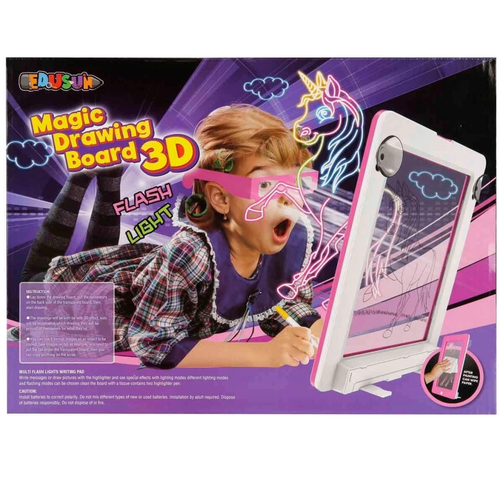 3D Doodle Sihirli Pembe Yazı Tahtası - Görsel 3