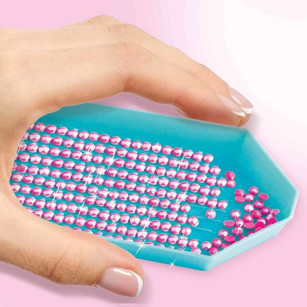 3in1 LED Işıklı Elmas Sanatı Seti Çocuklar İçin Yaratıcı Tasarım Seti - Görsel 4