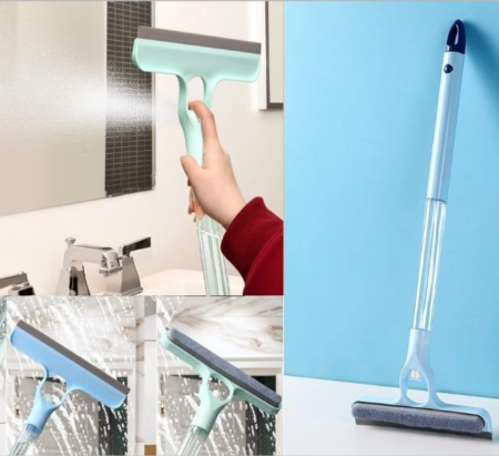 Eğitici Oyuncak 4 in 1 Spreyli Çek Çekli Camsil ve Fırça Aparatı