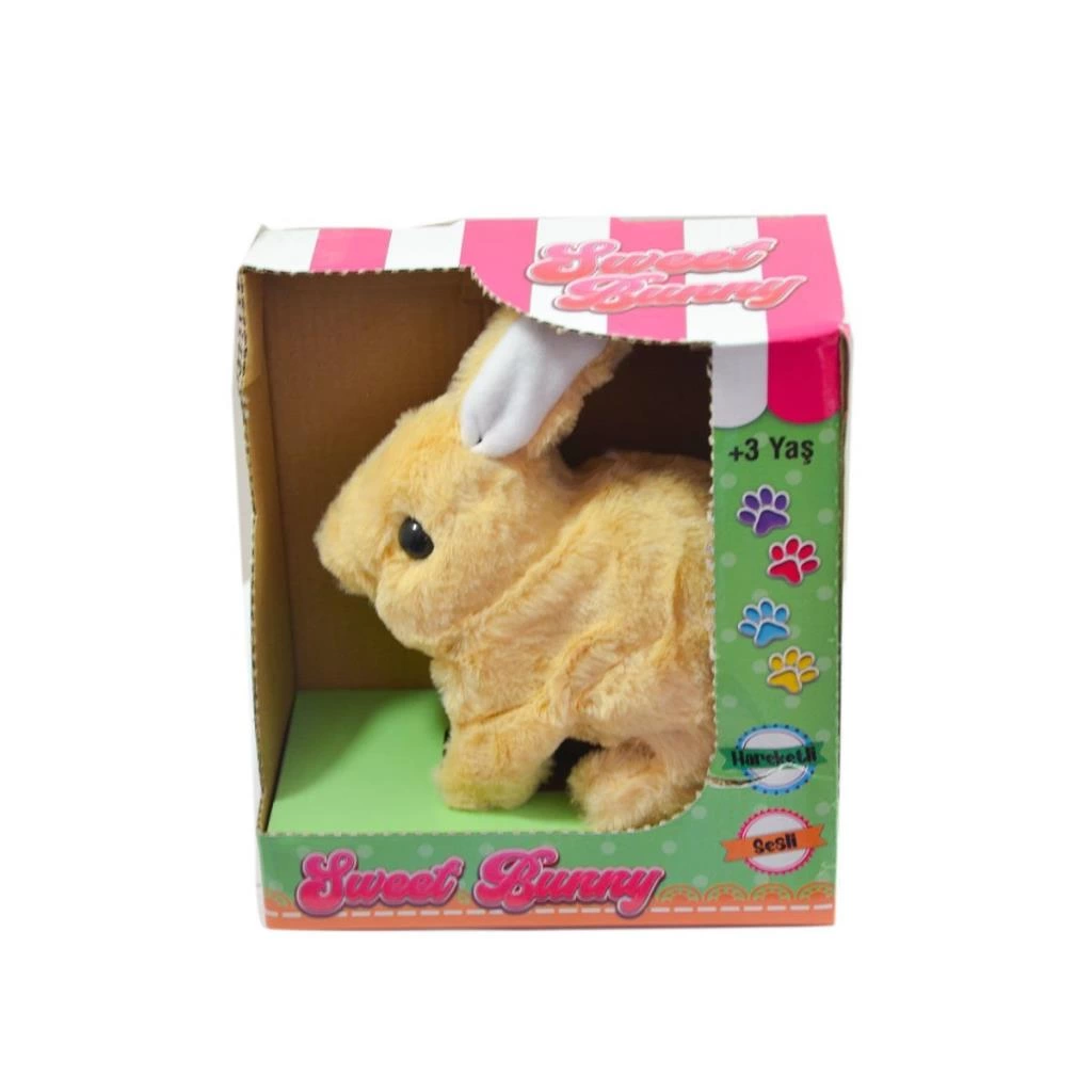 Eğitici Oyuncak 40098 Tavşan Peluş Pilli-Aya Toys - Görsel 2