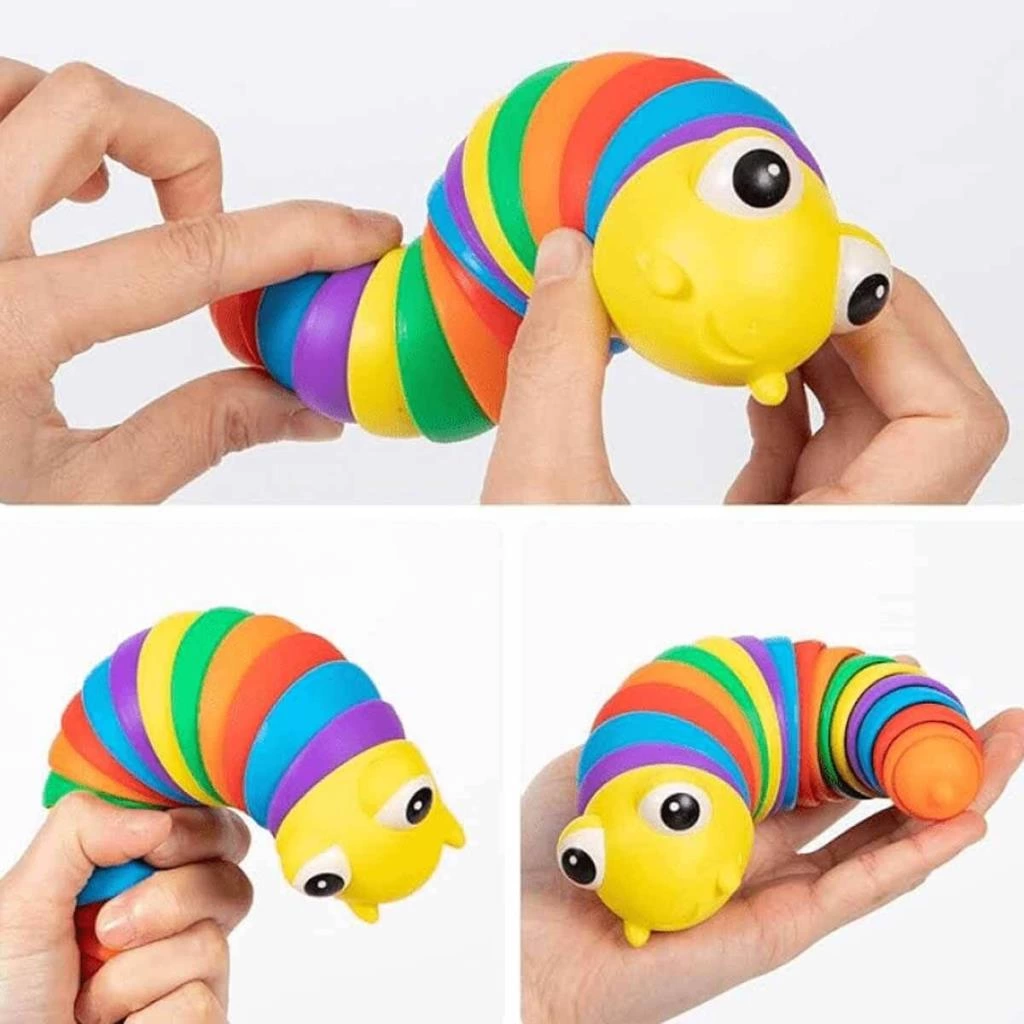 Sihirli Hareketli Tırtıl Oyuncağı – Çocuklar İçin Eğlenceli Motor Gelişim Oyunu - Görsel 3